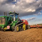 Aidan drilling winter wheat